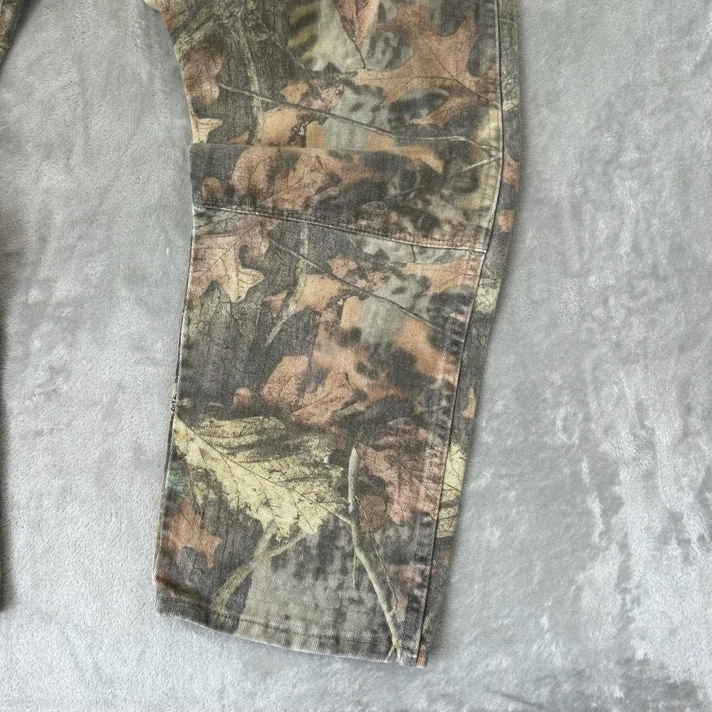 Wrangler 97GR1M Jeans Mens 36x34 Brown Camo Straight Hunting Denim Pants Outdoor